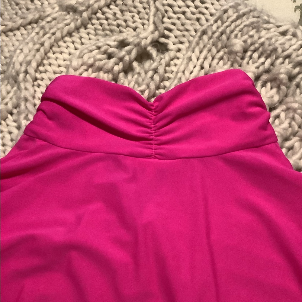 SOLD. Jude Connally Hot Pink Quarter Zip Ashley Top Size Small - Picture 10 of 10